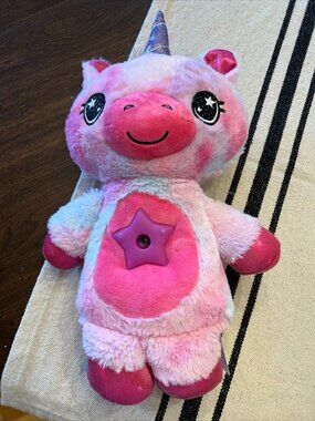 Star Belly Dream Lites Sparkling Rainbow Unicorn Toy Plush Night Light  13" Tall